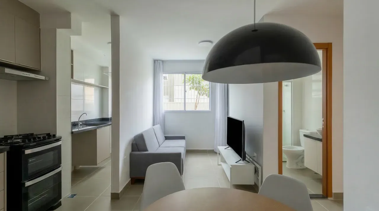 Furnished apartment, 66 m², with a private BBQ — photo 9