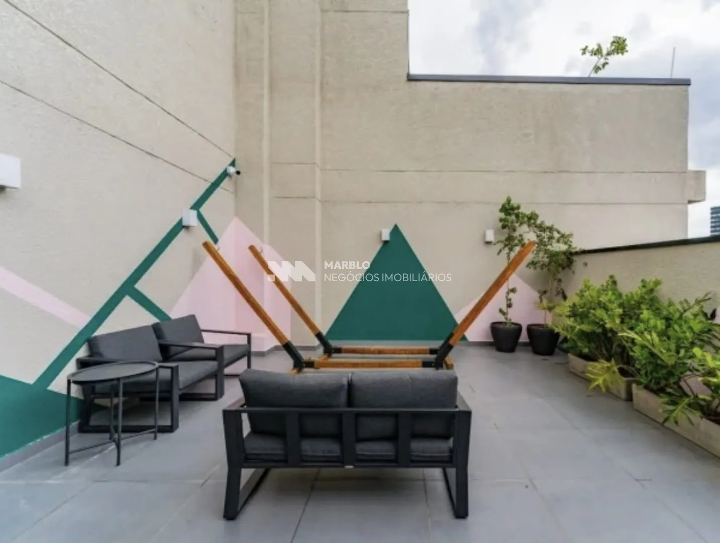 One-bedroom apartment with a washing machine in Curitiba — photo 7