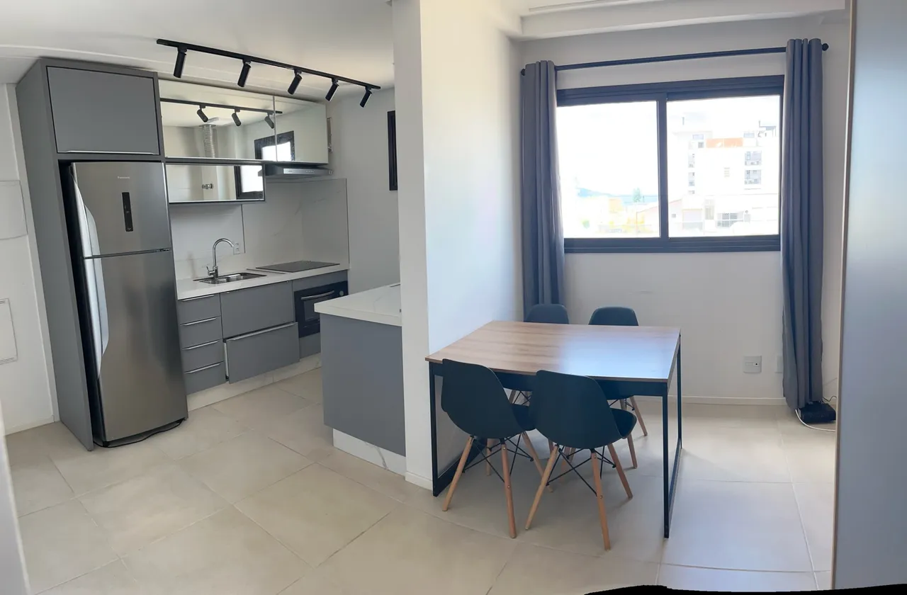 One-bedroom apartment with a water view in Florianópolis