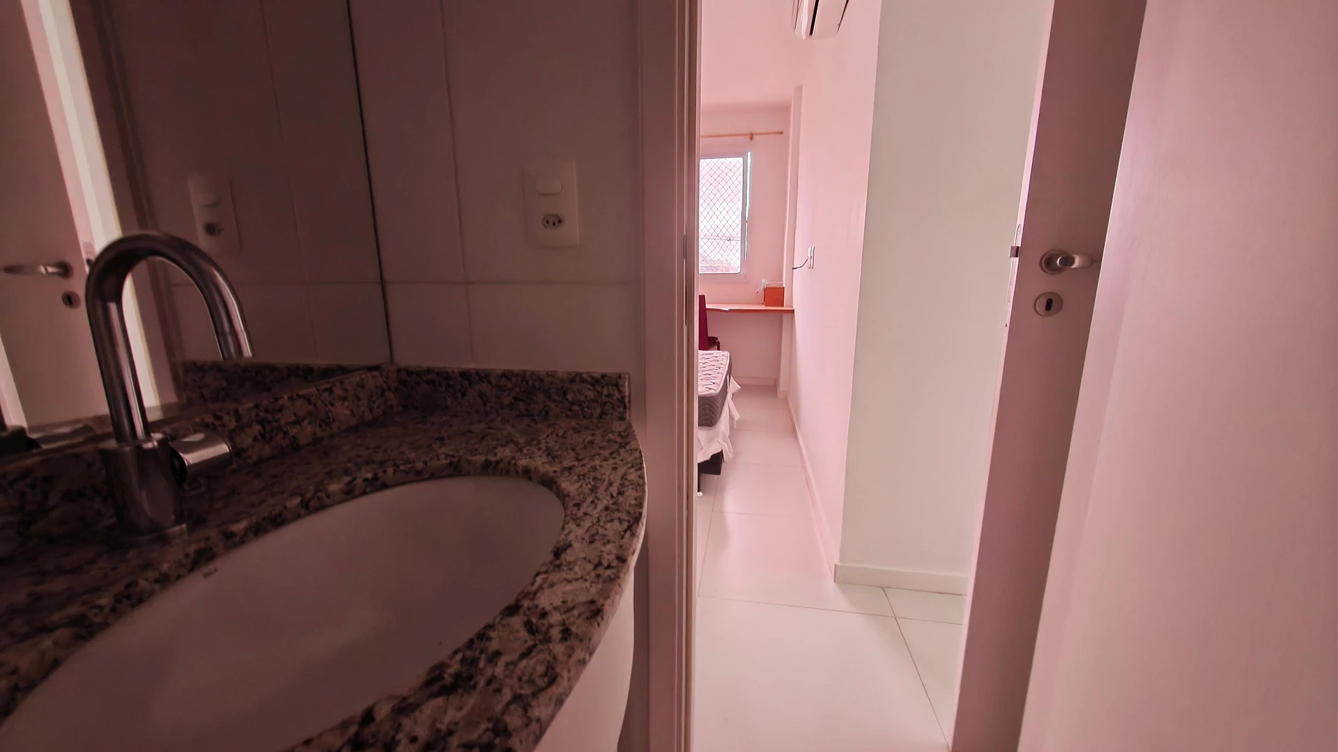 Glass-enclosed balcony in a 2-bedroom apartment, 70 m² — photo 17