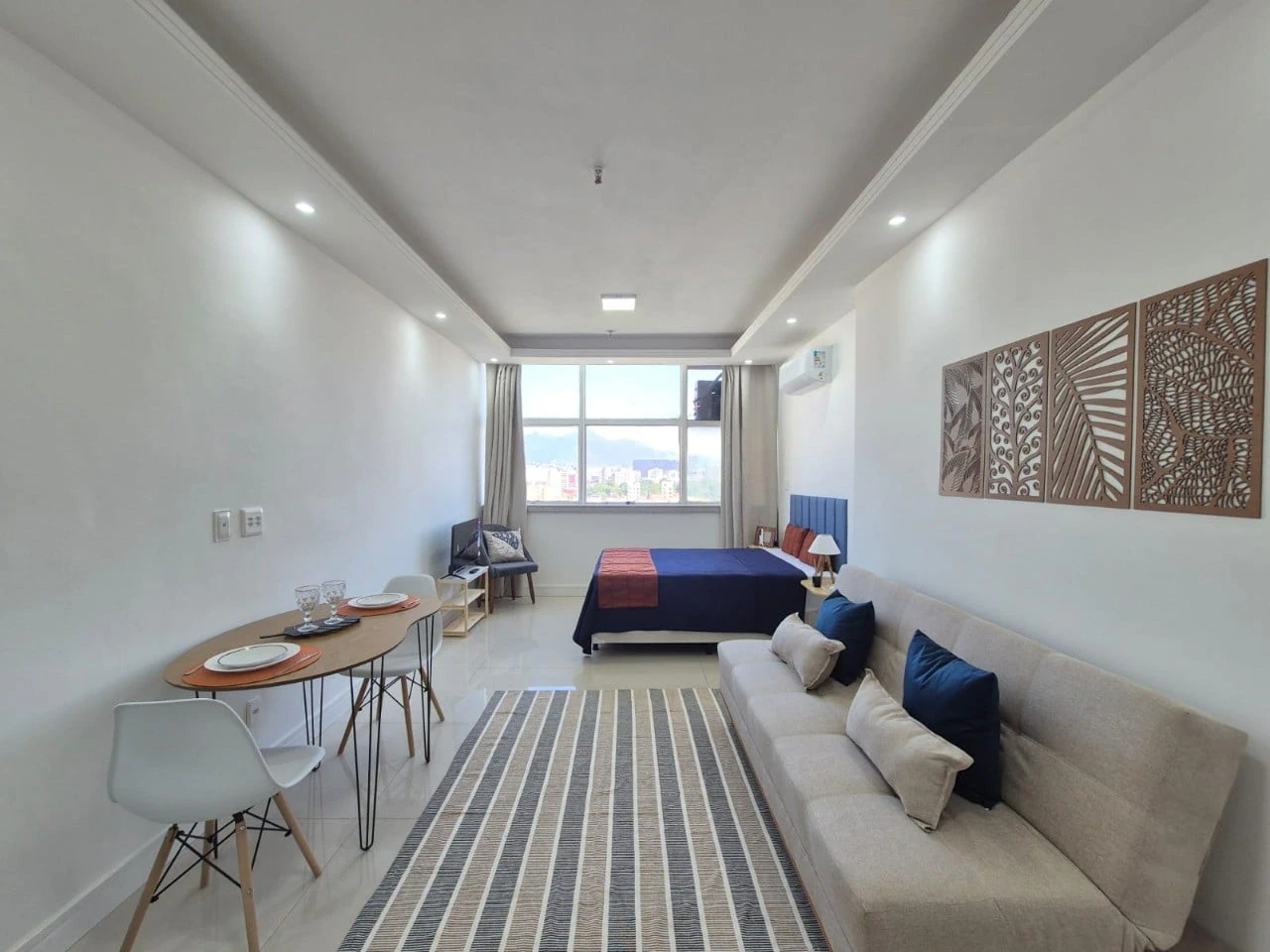 Studio mobiliado de 32 m² com 1 quarto e cozinha integrada — photo 4