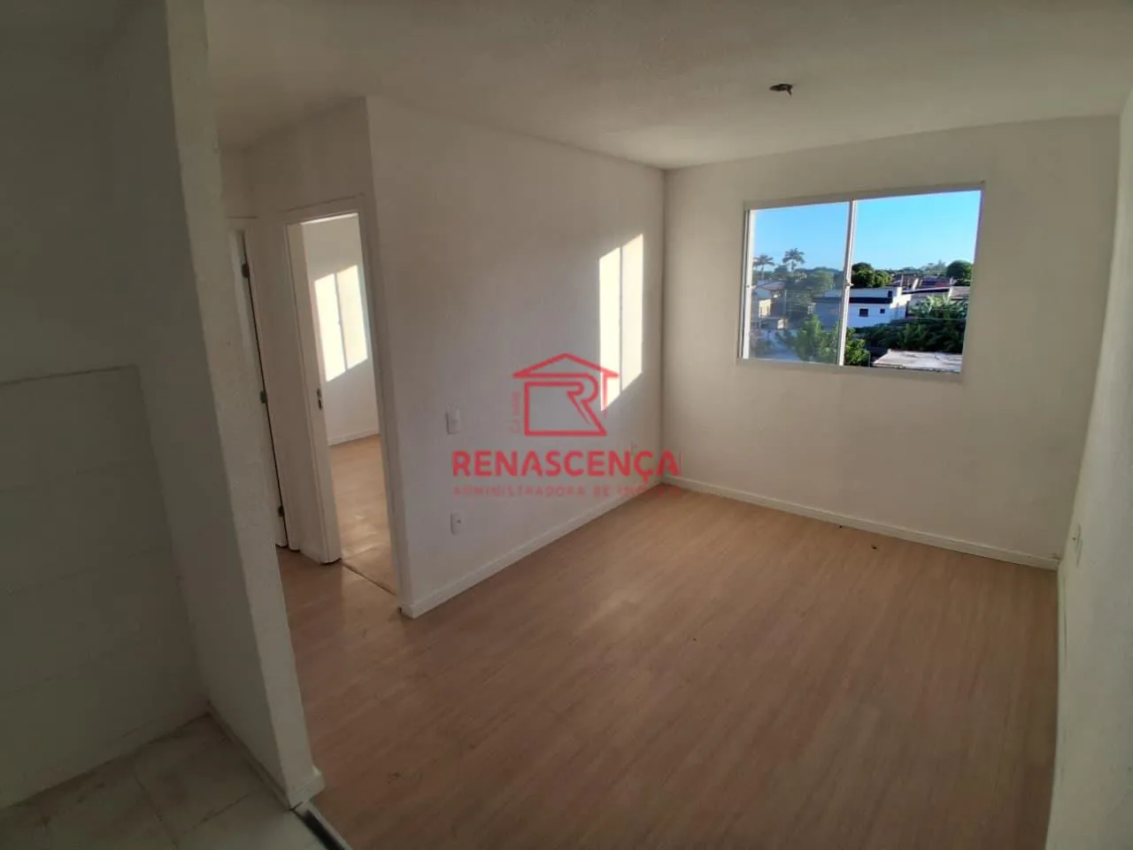 Unfurnished 2-bedroom apartment with private garden
