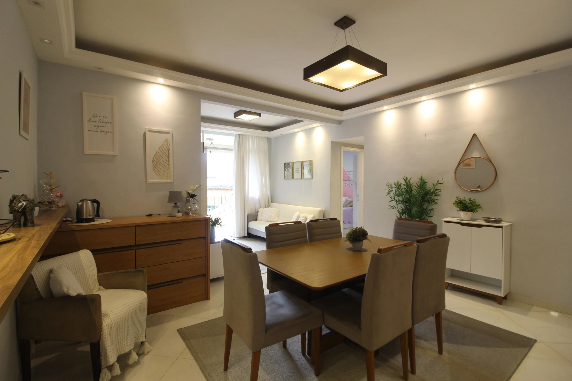 Furnished apartment, 92 m², with a washing machine — photo 4