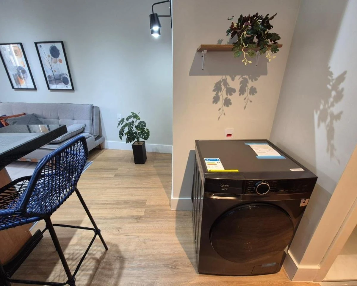 Furnished apartment, 30 m², with a washing machine — photo 10