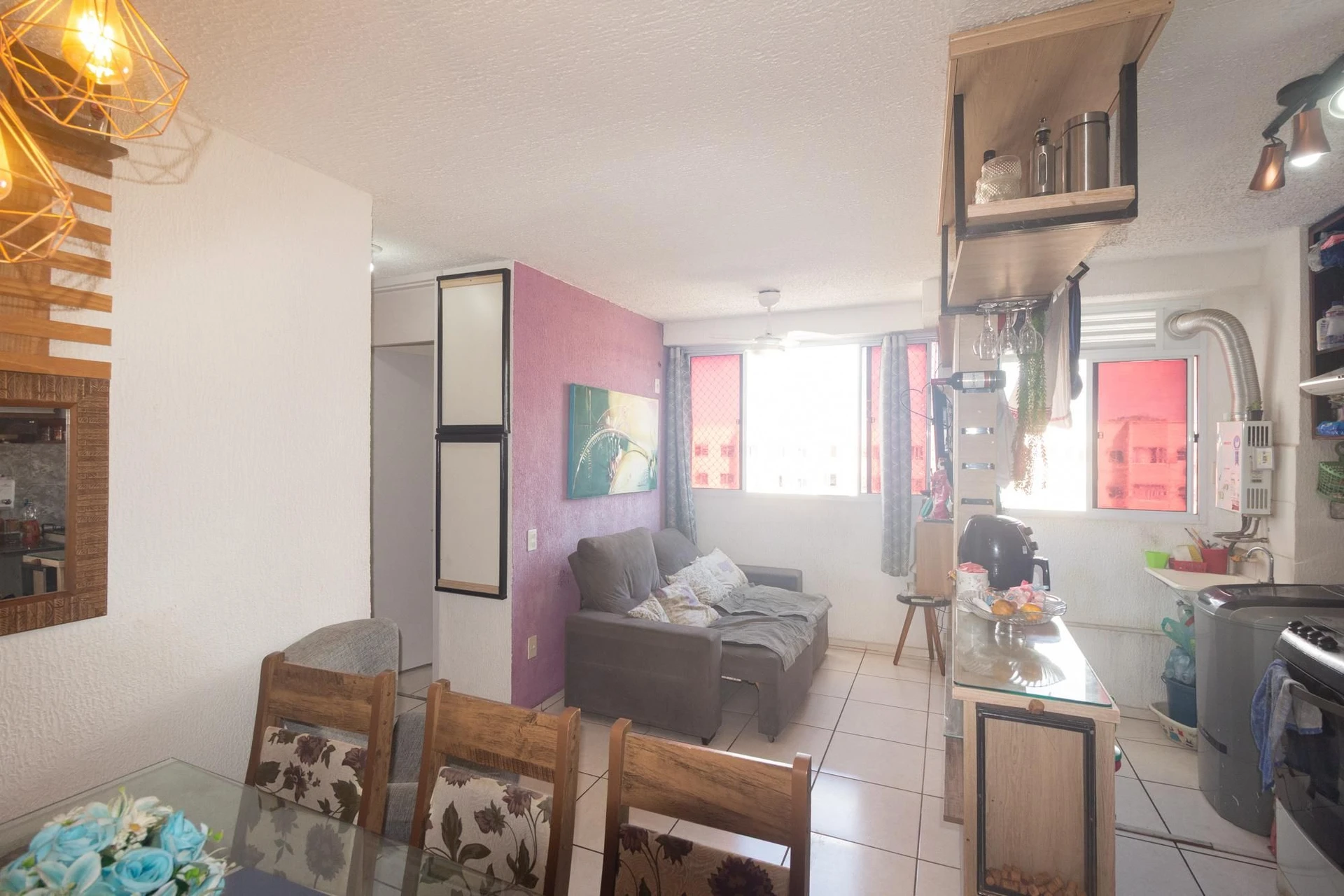 Furnished apartment, 42 m², with a washing machine — photo 8