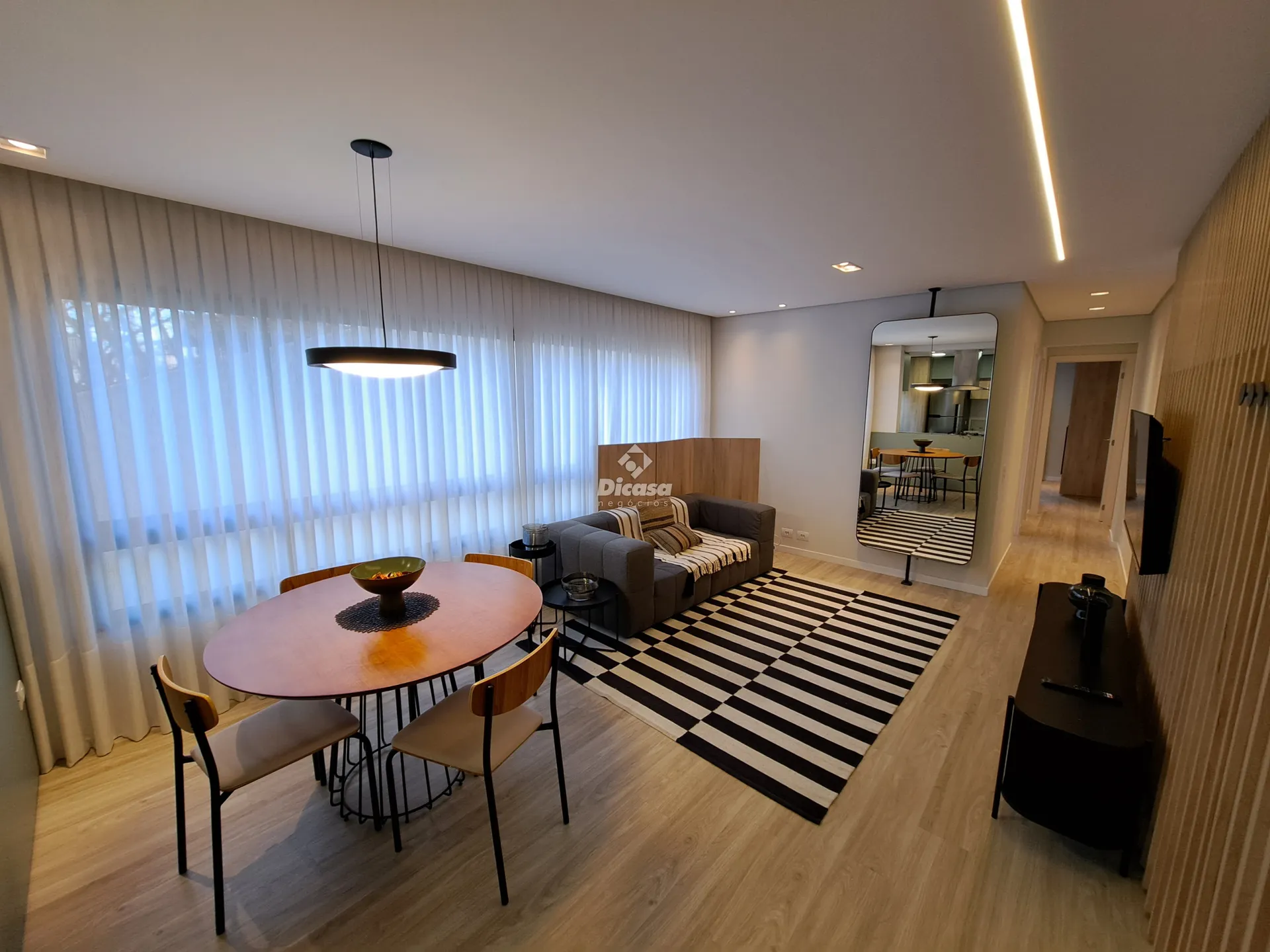 Glass-enclosed balcony in a 2-bedroom apartment, 68 m² — photo 28