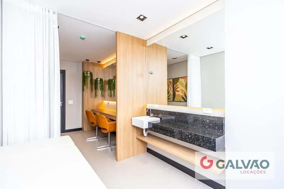 Apartamento mobiliado de 1 dormitório com varanda — photo 28
