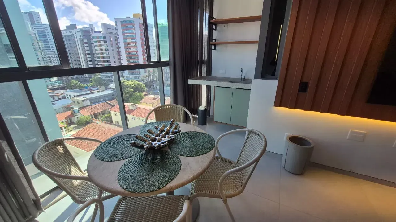 Apartamento mobiliado, 65 m², com janelas do piso ao teto — photo 14