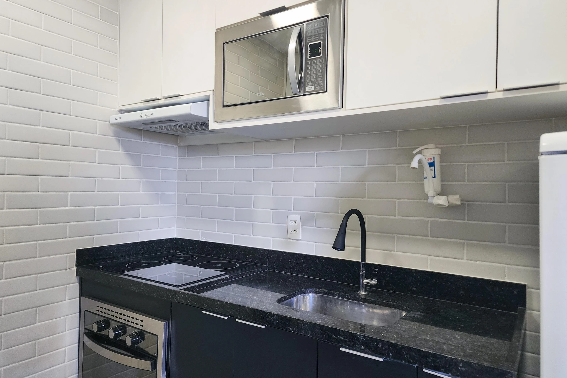Furnished apartment, 31 m², with a washing machine — photo 12