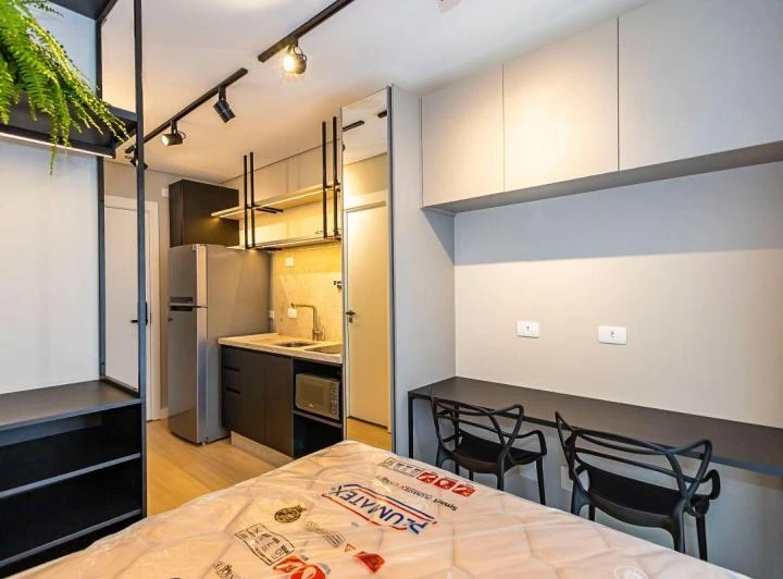 Furnished 20 m² studio with no parking space