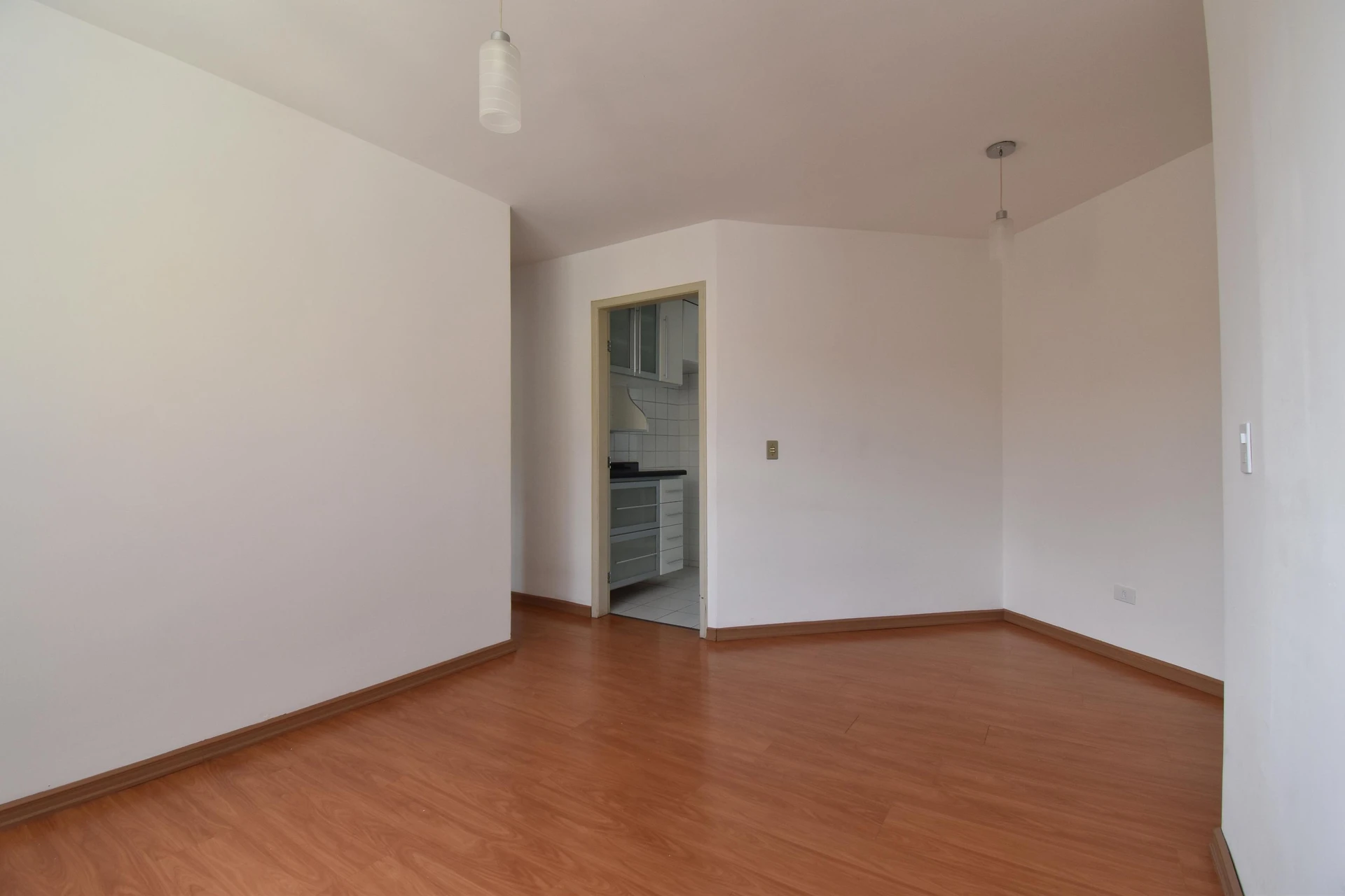 Wood or laminate floors in a 3-bedroom apartment, 53 m² — photo 23