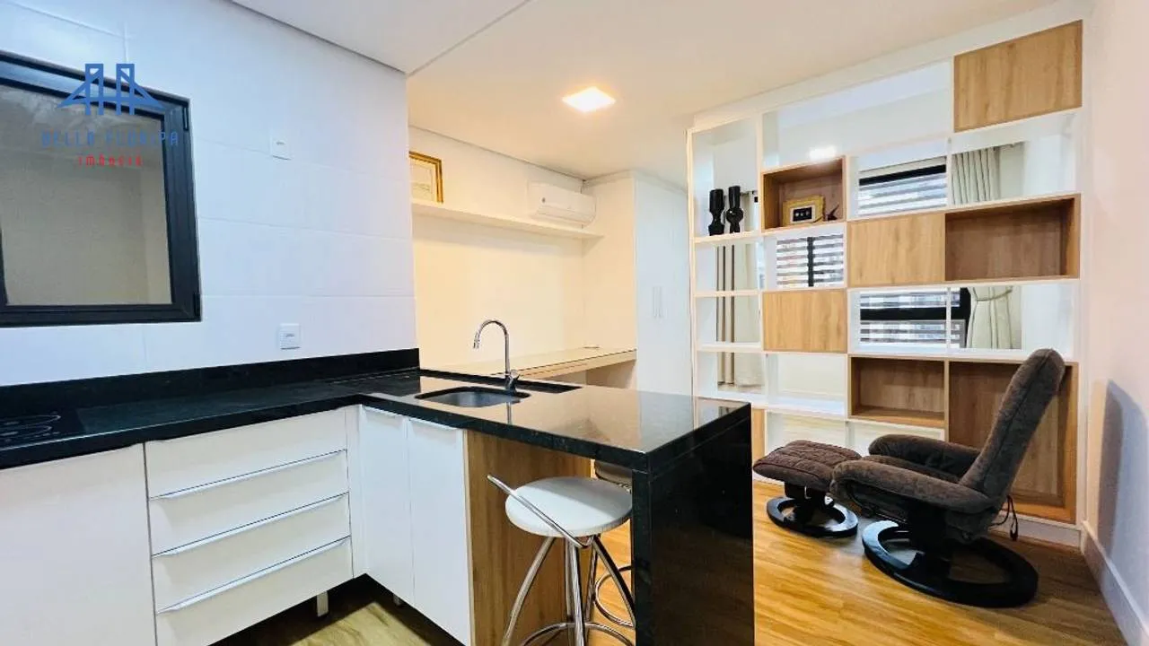 Studio sem mobília com 1 quarto, 68 m² e 1 vaga