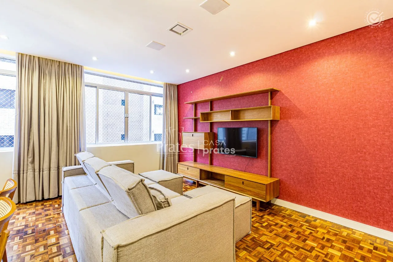 Apartamento com 3 quartos, 137 m² e painel de TV — photo 7