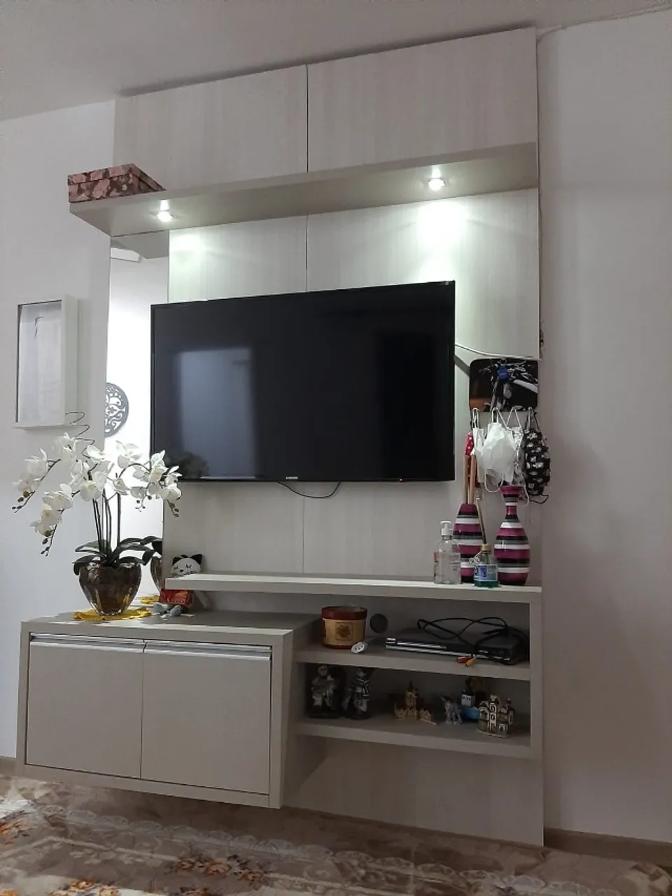 Washing machine in a 3-bedroom apartment, 58 m²