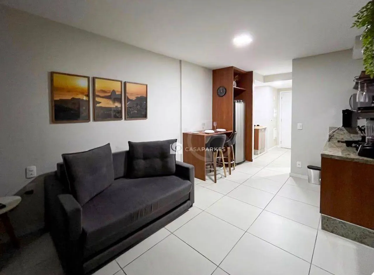 Furnished 1-bedroom apartment with balcony and 34 m² — photo 12