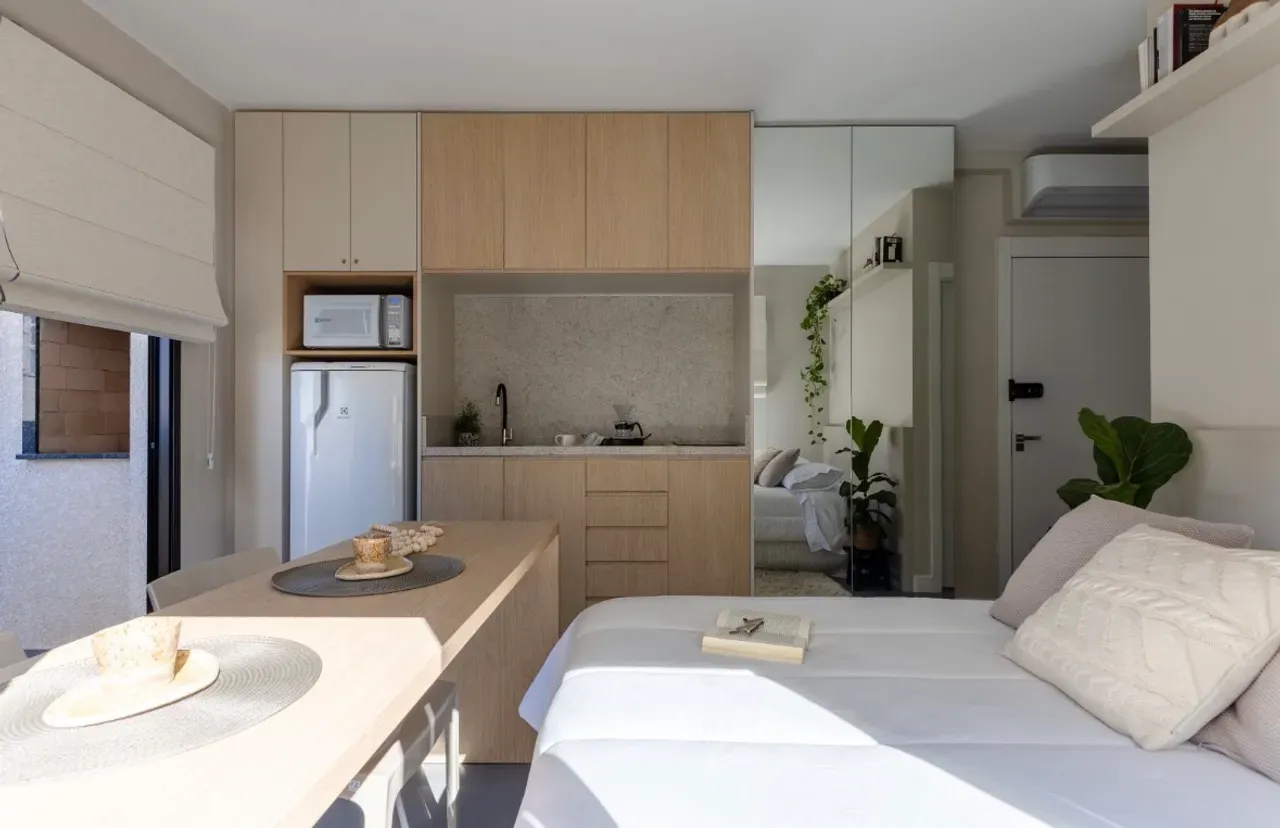 32 m² apartment with 1 bedroom and balcony on the 6th floor — photo 3