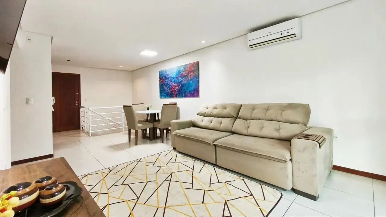 2-bedroom apartment in a building with a pool