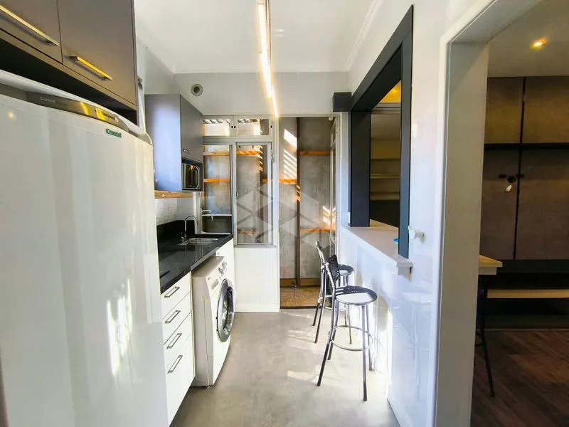 Apartamento mobiliado de 35 m² com 1 quarto