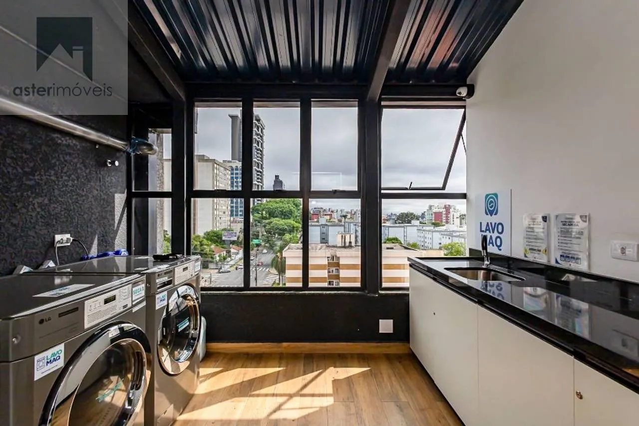 19 m² apartment with floor-to-ceiling windows and a dryer — photo 60
