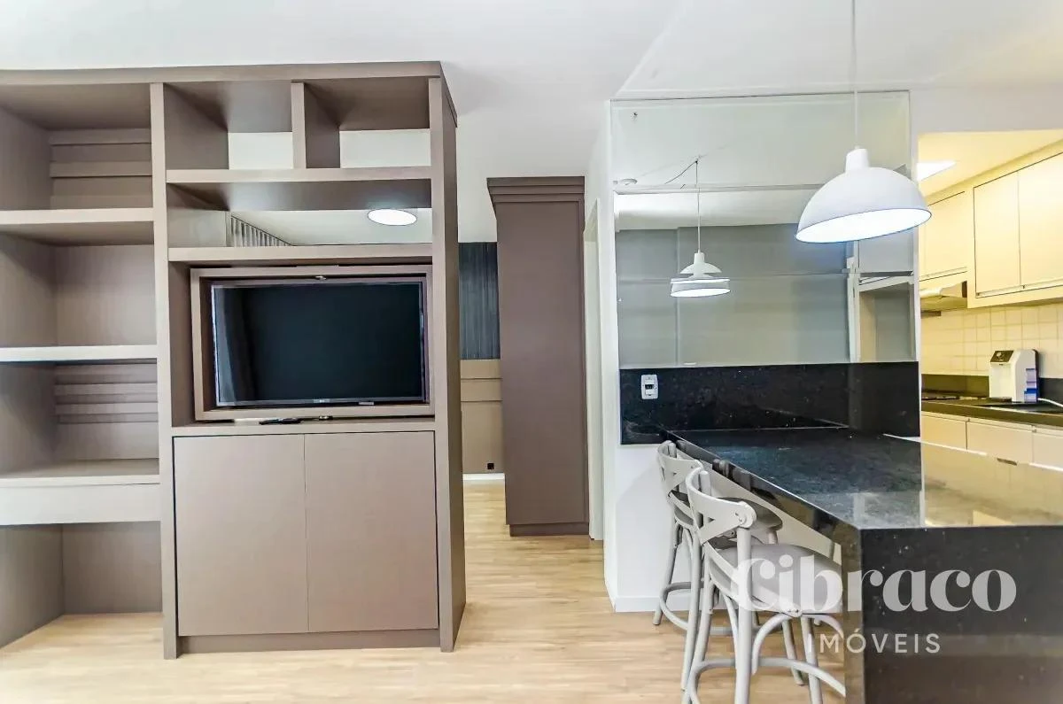 One-bedroom apartment with a washing machine in Curitiba — photo 23