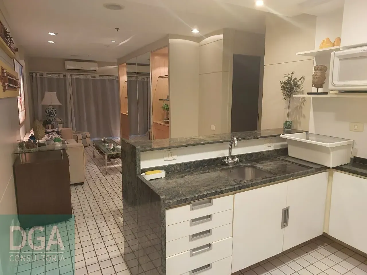 Apartamento mobiliado de 64 m² com 1 quarto e 2 banheiros — photo 9