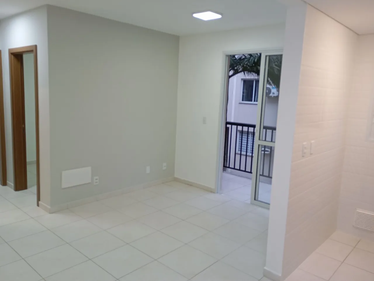 2-bedroom apartment in a building with a gym