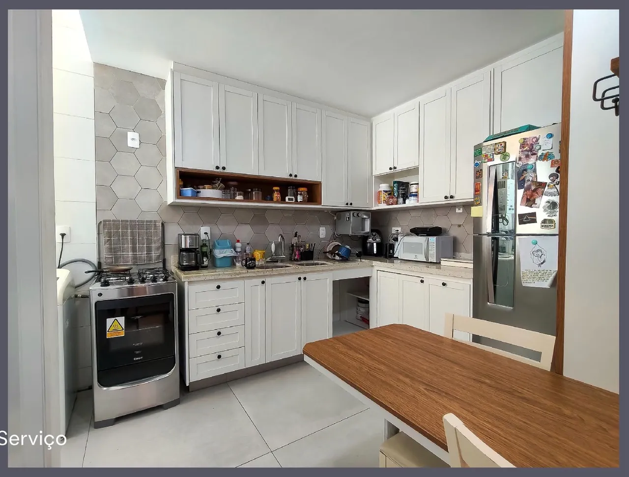 68 m² apartment with a home office and a washing machine — photo 5