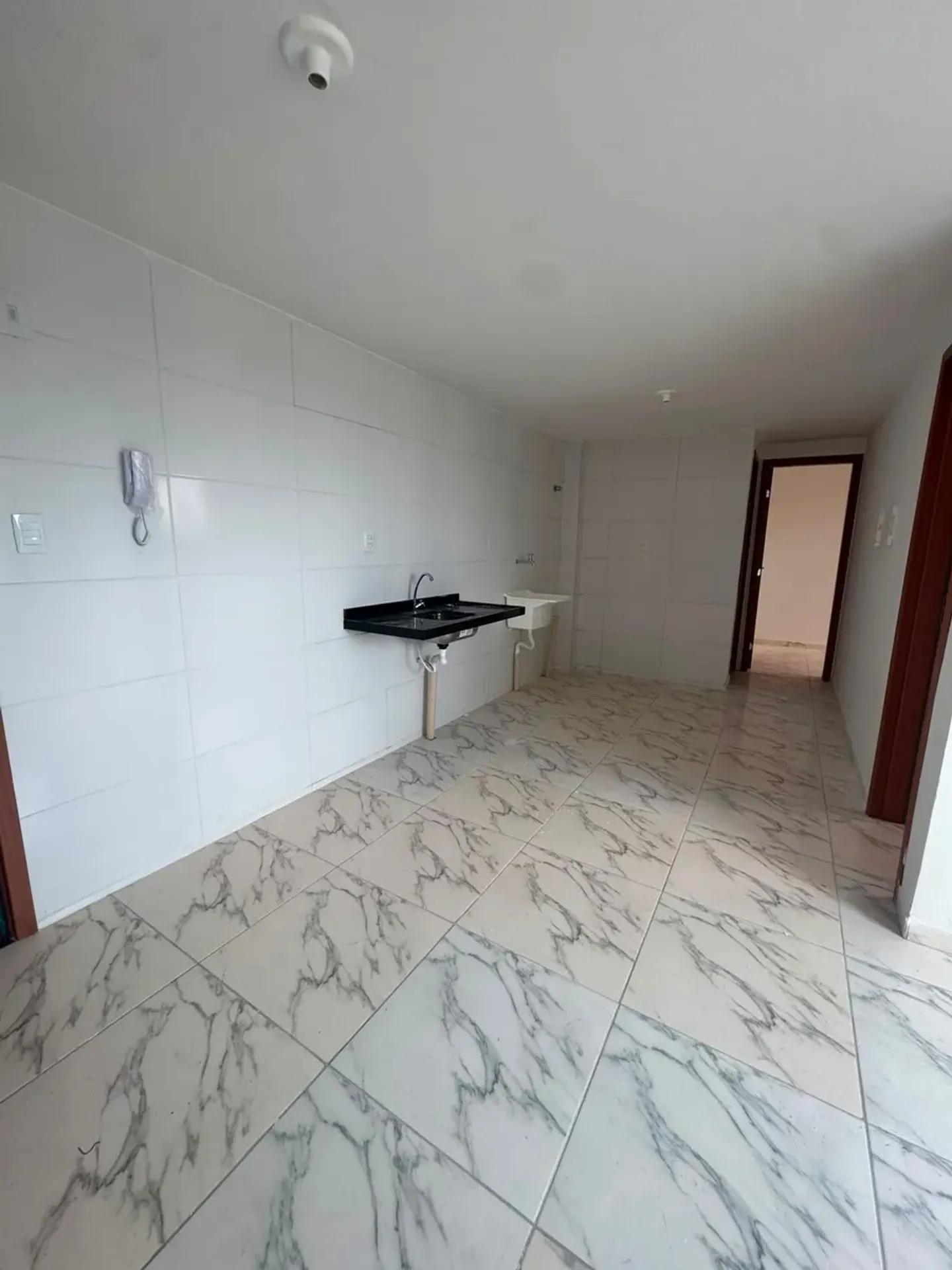 Apartamento sem mobília de 50 m² com 2 quartos e vaga