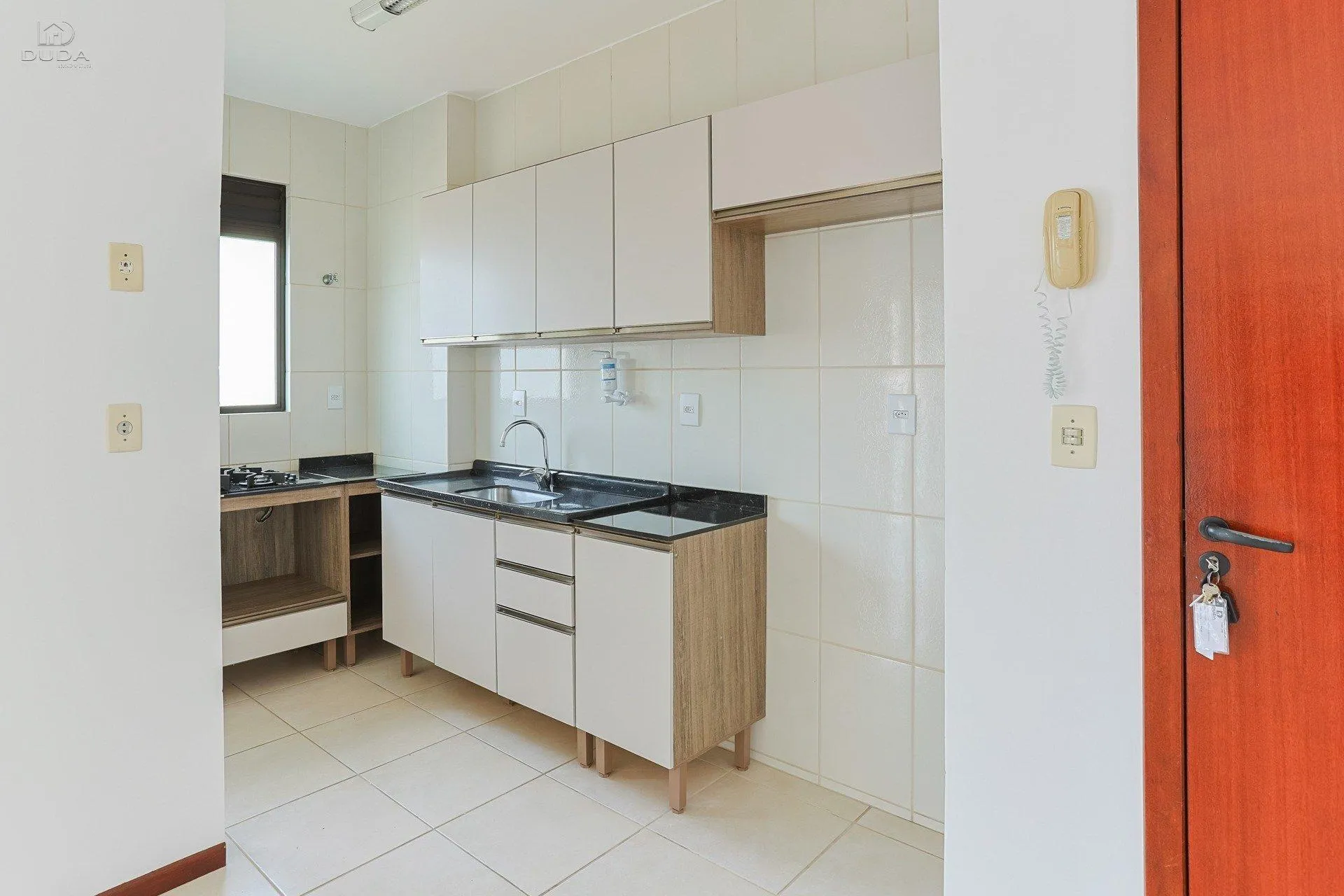 2-bedroom apartment in a building with a pool