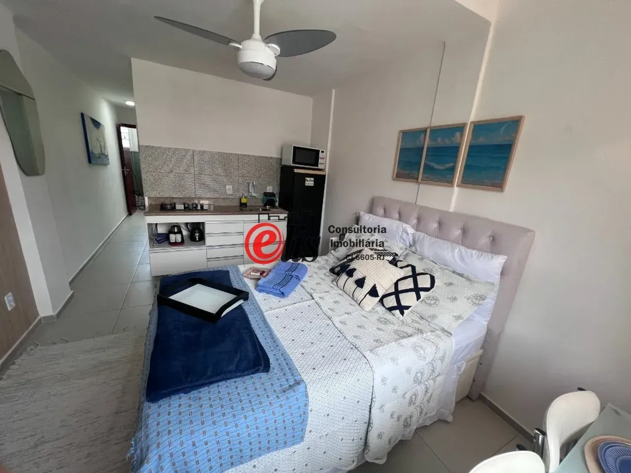 Furnished 1-bedroom apartment with compact kitchenette — photo 26