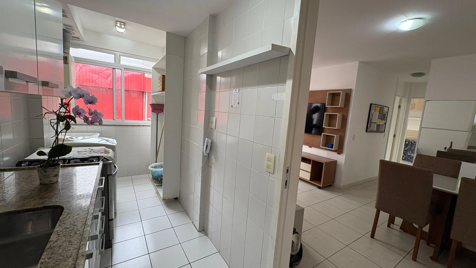 70 m² apartment with a home office and a washing machine — photo 17
