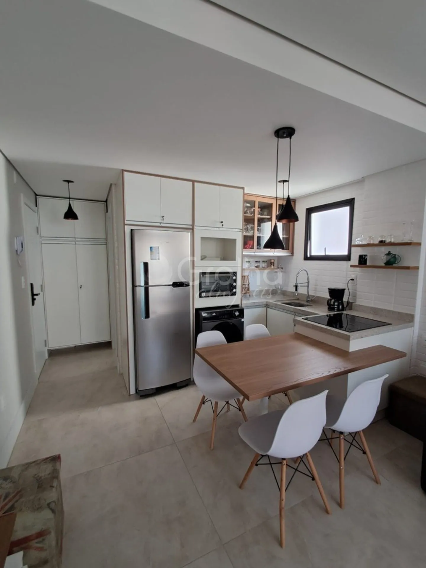 Меблированное студио 32 м² с кухней-американо — photo 12