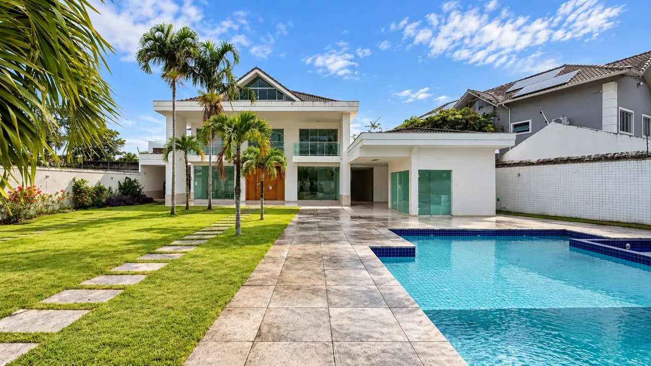 Casa com janelas do piso ao teto, Barra da Tijuca — photo 25