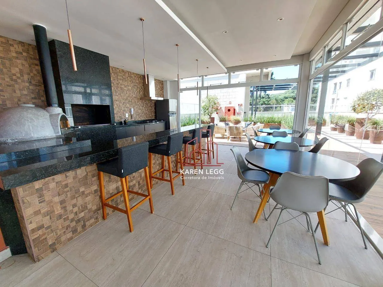 50 m² apartment with 2 bedrooms, 2 baths and balcony — photo 34
