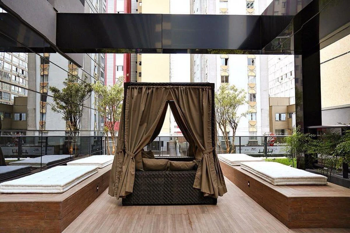 Apartamento mobiliado com cozinha americana e ar-condicionado — photo 2