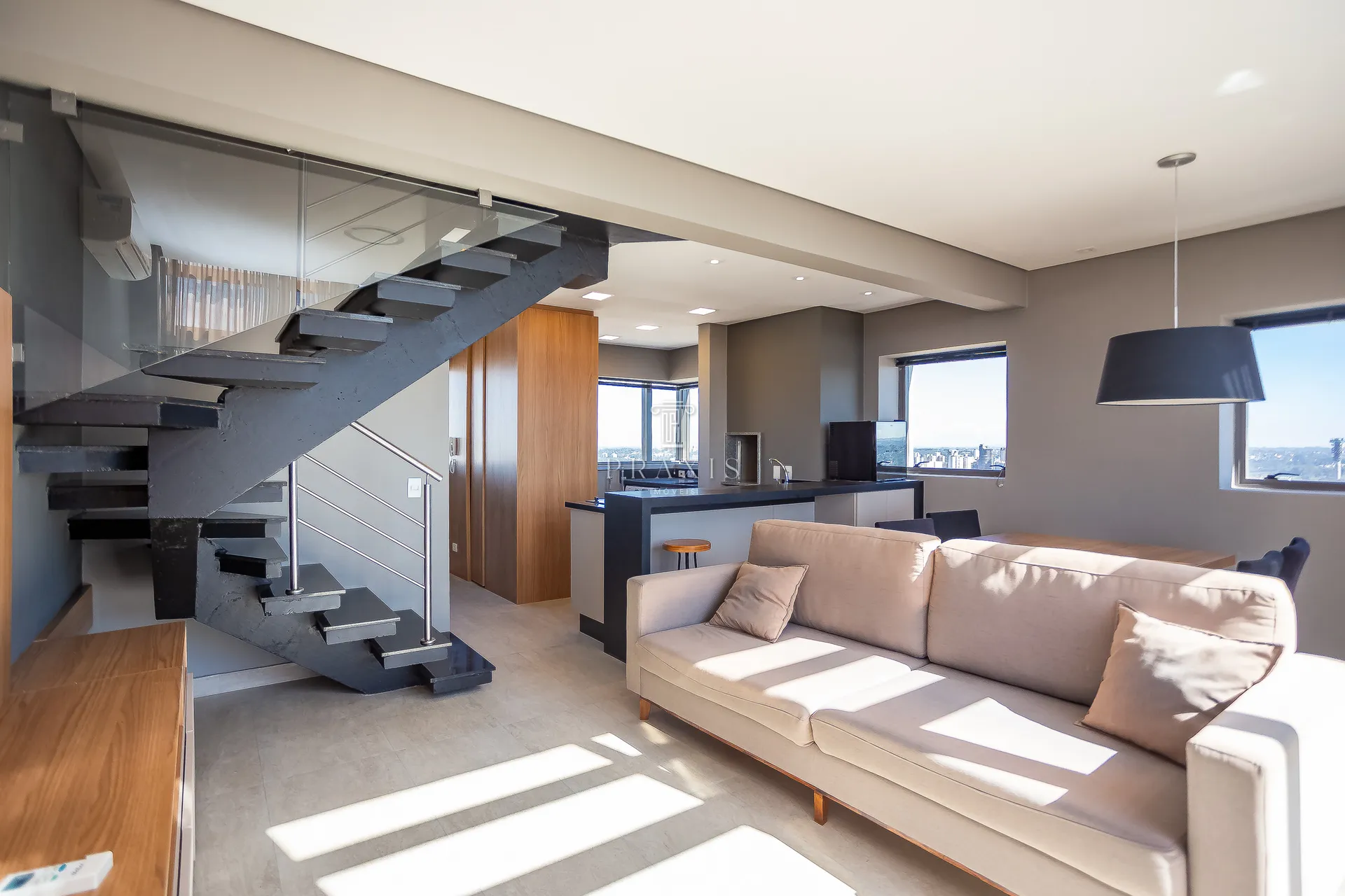 2-bedroom apartment with a home office