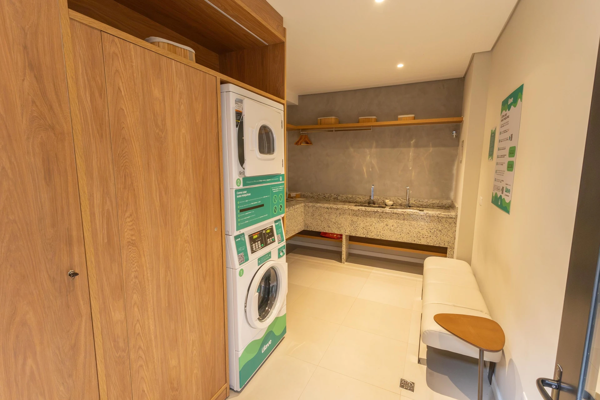 Studio mobiliado, 24 m², com máquina de lavar — photo 42