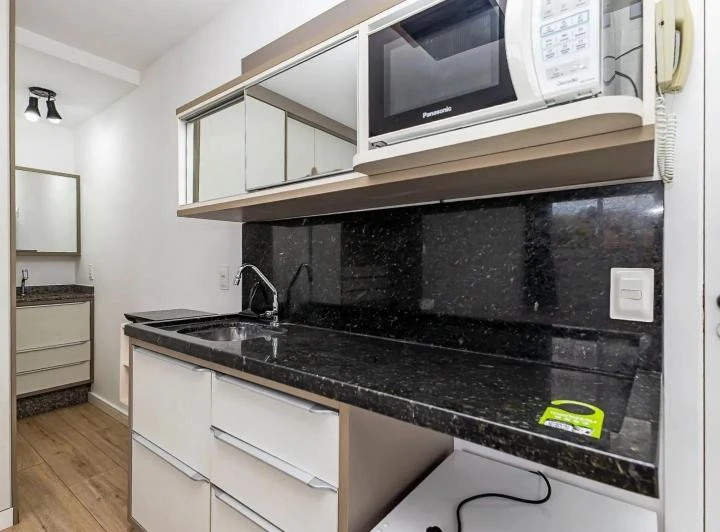 Студия 18 м² с 1 спальней и компактной кухней — photo 7