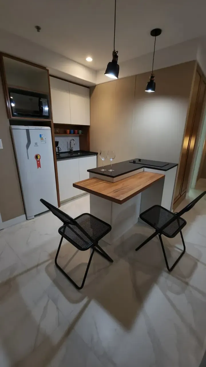 Apartamento mobiliado de 1 quarto com box de vidro — photo 4