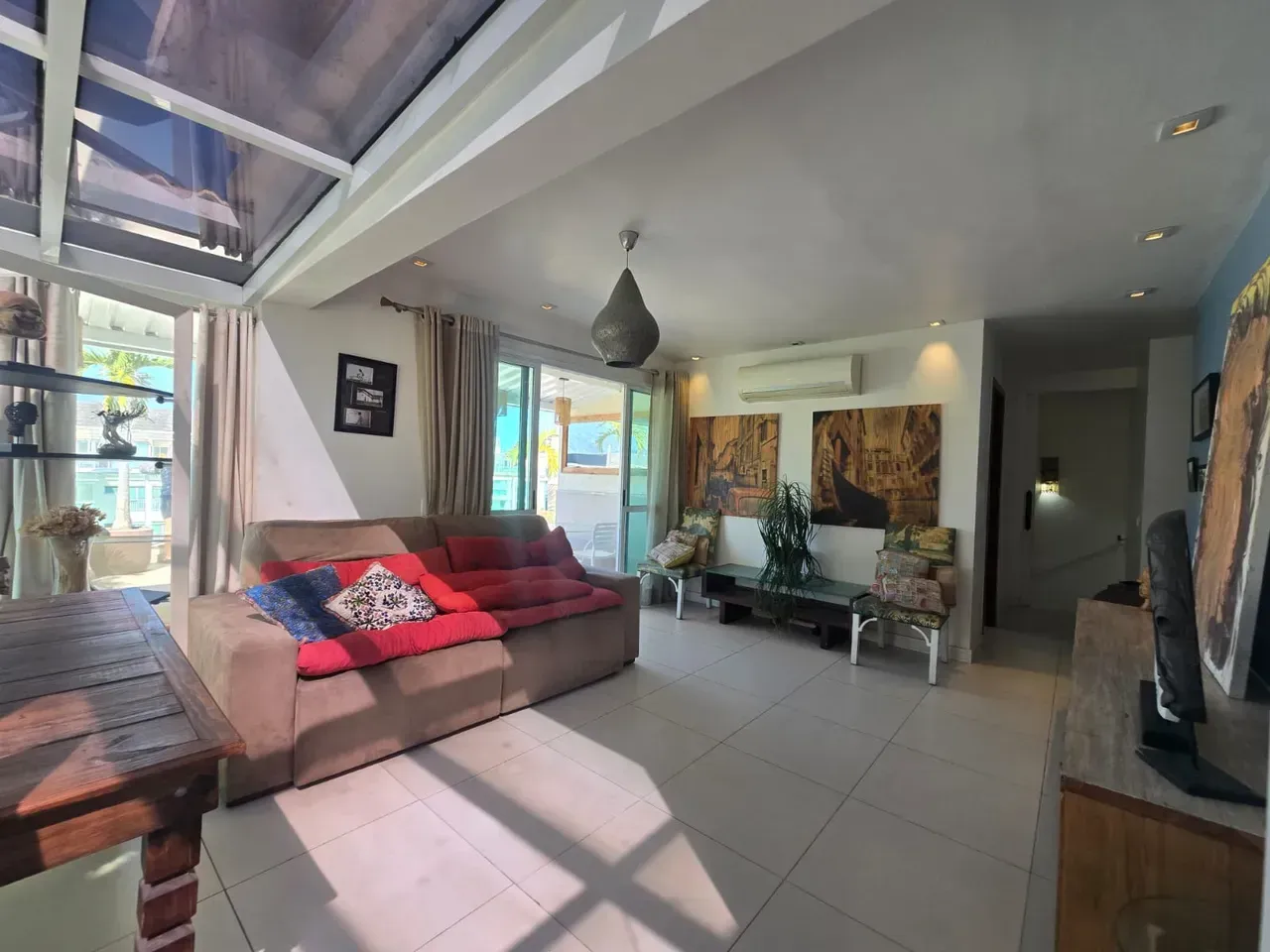 Furnished apartment with open-plan kitchen and terrace — photo 17