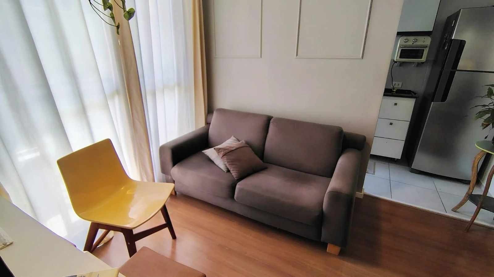 Furnished apartment, 50 m², with a grill on the balcony — photo 8