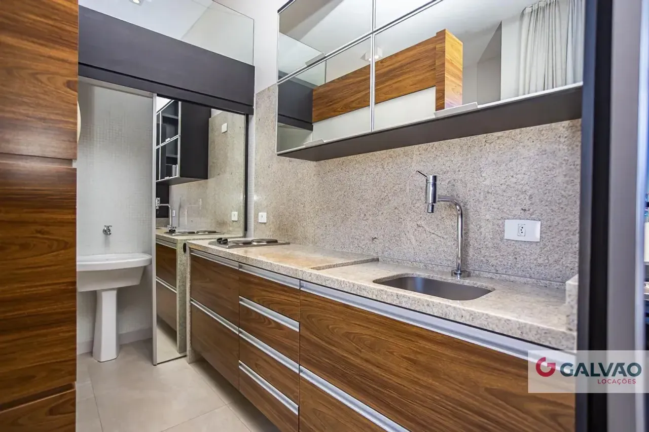 54 m² apartment with open-plan kitchen and balcony — photo 5