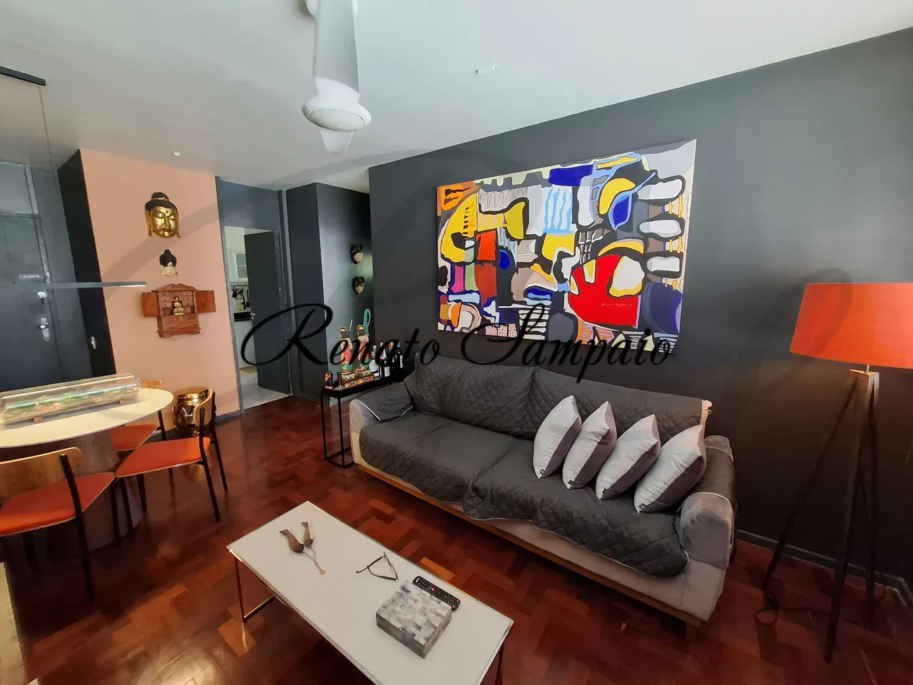 56 m² apartment with a home office and a washing machine — photo 16