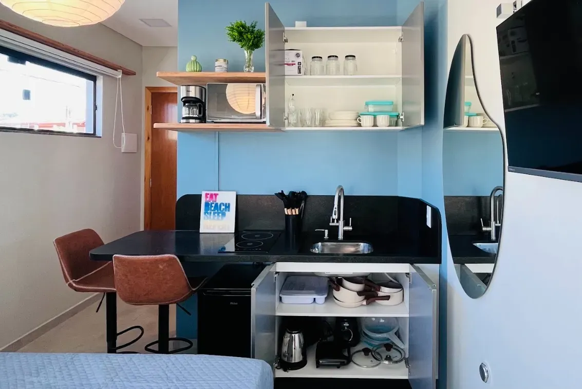 Estudio amueblado de 22 m² con balcón y cocina compacta — photo 14