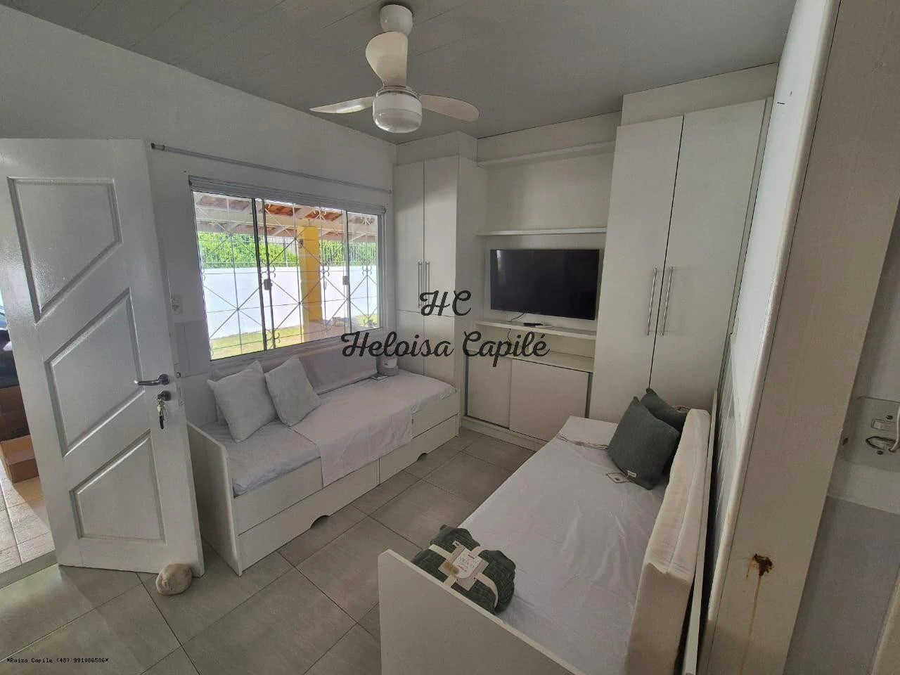 Ground-floor apartment with 2 bedrooms and 1 parking spot