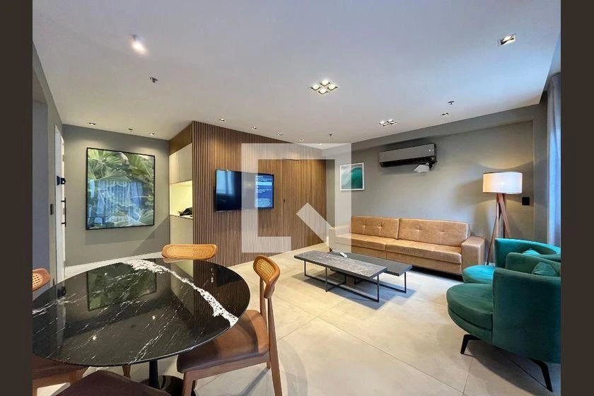 Apartamento mobiliado de 1 quarto em condomínio com academia — photo 3