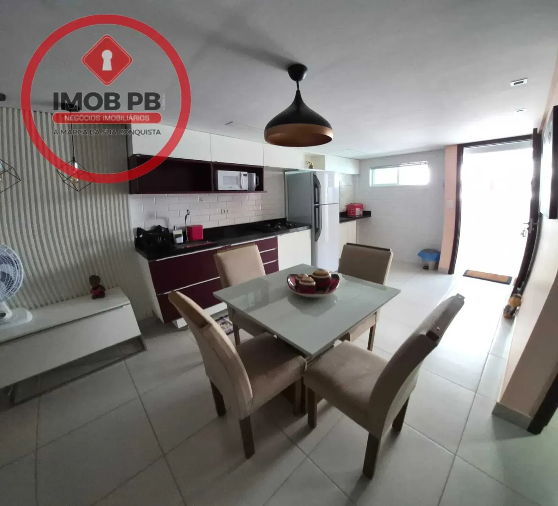 Furnished 55 m² apartment with 2 bedrooms and a suite