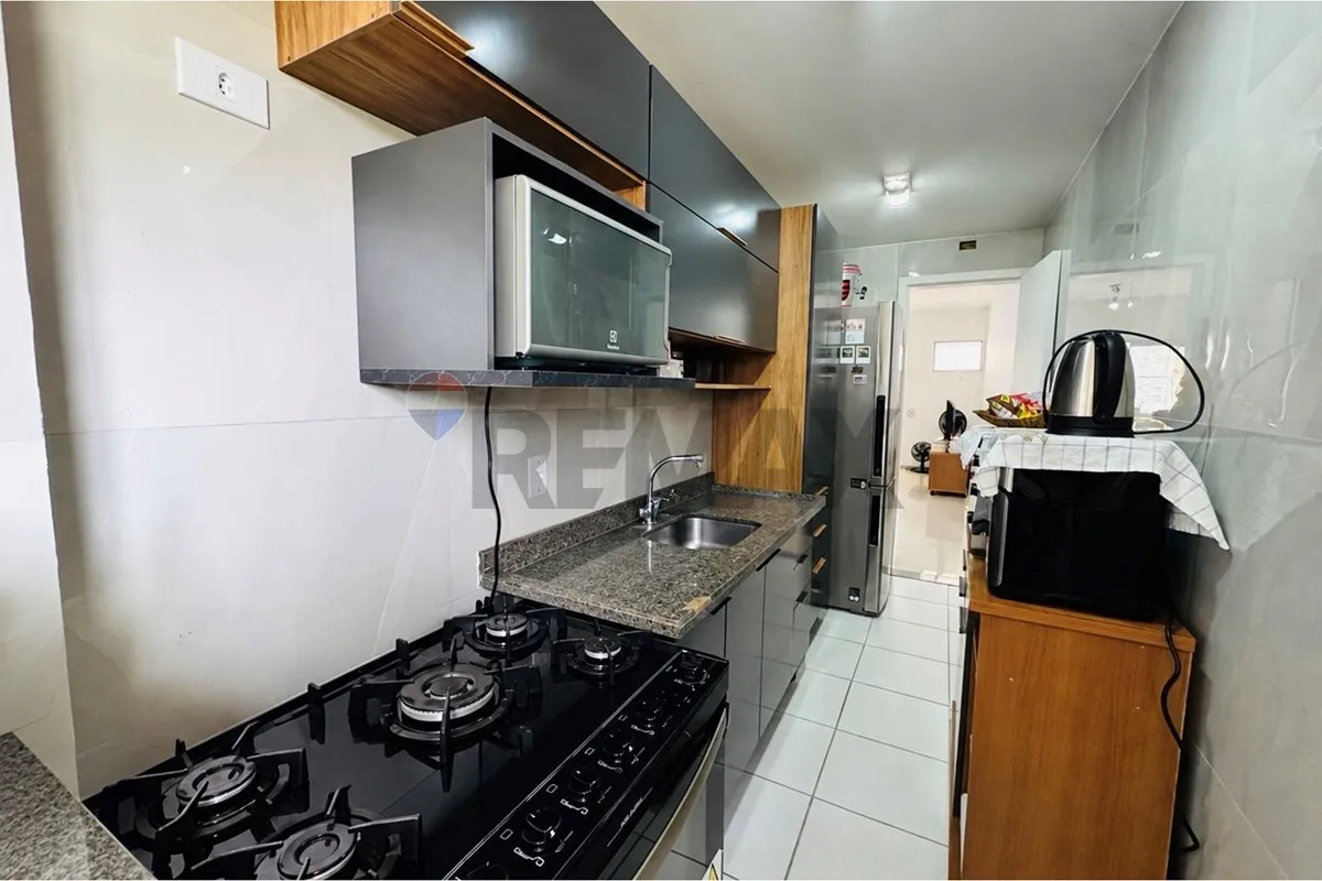 Washing machine in a 2-bedroom apartment, 58 m²