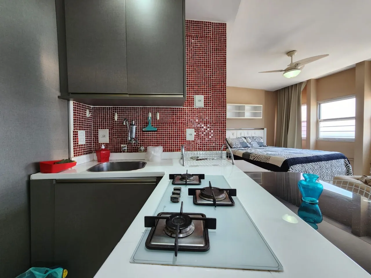 Furnished apartment, 39 m², with a washing machine — photo 5