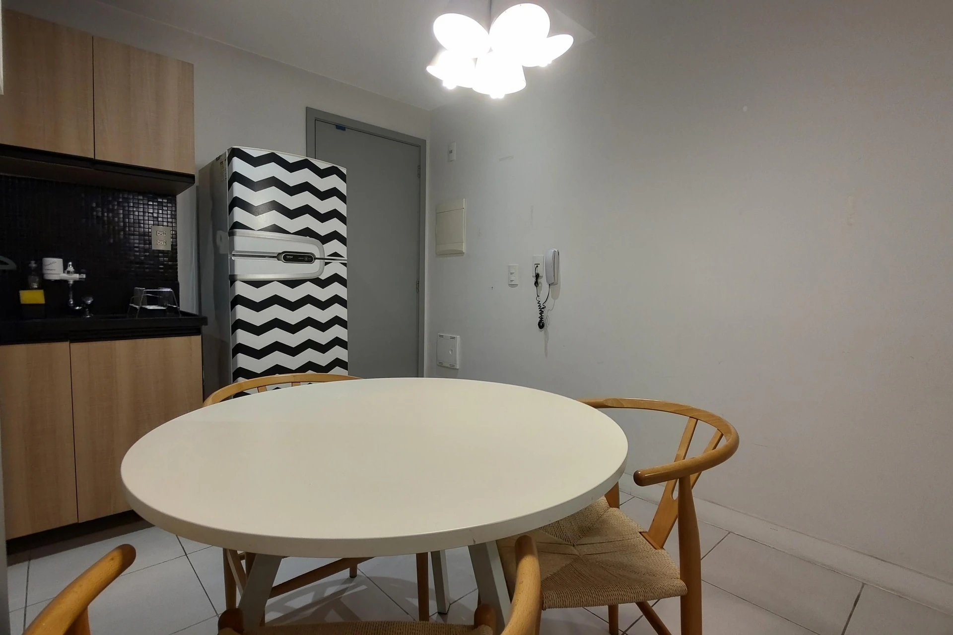 Furnished 1-bedroom apartment with an open-plan kitchen — photo 12